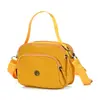 Bolso de hombro de gran capacidad de color liso, nuevo bolso cruzado de moda estilo coreano 2026, bolso tote deportivo de nailon simple y casual para mujer