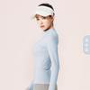 Jaqueta Esportiva para Yoga com Sensação de Segunda Pele, Slim Fit, Peça Externa com Gola Alta, Top Justo para Corrida e Fitness Feminino