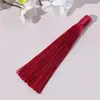 Franja de Borla de Tubo Oco 8mm 12cm, Acessórios de Pingente de Nó Chinês, Pingente de Moeda dos Cinco Imperadores, Compra em Atacado, Ótimo Preço