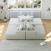 Sofá de Tela de Esponja Comprimida Minimalista Moderno, Elástico y Combinable para Sala de Estar en Casa, Sillón Individual Reclinable de Ocio