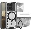 Funda de teléfono magnética adecuada para Moto Edge70Fusion, con soporte para Edge50Pro, cubierta protectora anticaídas