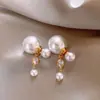 [Liquidación] Pendientes de Perla Incrustados con Diamantes, Lujo Accesible, Pendientes de Gama Alta, Pendientes de Moda y Versátiles, Venta al por Mayor para Mujeres