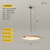 Lámpara Colgante para Comedor Estilo Crema Madera Natural, Lámpara de Mesa para Comedor con Grano de Madera Estilo Japonés Amigable con la Vista, Lámpara de Brazo Oscilante Ajustable con Forma de Ovni