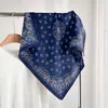 Bufanda de Seda y Lana para Mujer en Otoño e Invierno, Bufanda de Cuello de Alta Gama, Cálida y a Prueba de Frío