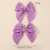 Set de Pasadores Populares Transfronterizos para el Cabello con Lazo para Niñas, Lindos Pasadores de Nylon con Forma de Grano de Maíz, Accesorios para el Cabello para Fiestas de Niñas 3749
