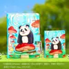 Caderno Fivela Panda Caderno Portátil Bolso Mini Caderno Branco Desenho Animado Alto Valor Fofo Caderno Estudante