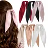 Grampos de Cabelo Torcidos com Laço Mais Quentes da Amazon Acessórios de Cabelo de Fita Torcida Acessórios de Cabelo para Madrinhas Grampos de Cetim Transfronteiriços para Senhoras e Crianças