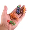 Dinosaurio de juguete impreso en 3D, dragón volador, animal pequeño colorido, juguete decorativo móvil con múltiples articulaciones