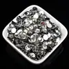 4mm 1000 piezas diamantes de imitación de vidrio de resina con base plana 14 facetas kit de material para decoración de funda de teléfono con diamantes de imitación DIY accesorios de belleza
