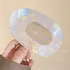 Grampo de cabelo com laço floral para mulheres, grampo de cabelo torcido elegante e sofisticado, acessório de cabelo para penteados presos, piranha