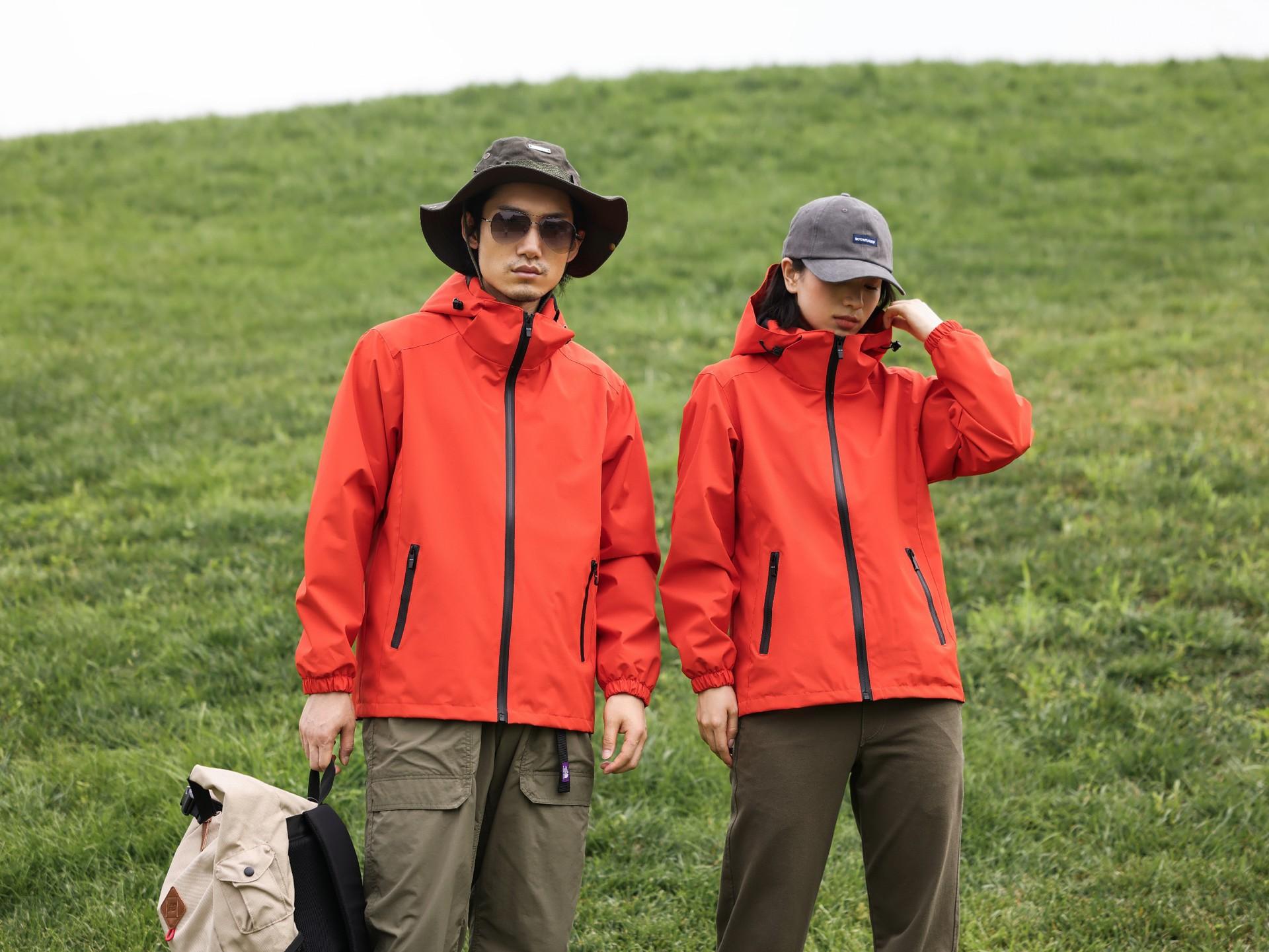 薄款冲锋衣定制工作服广告衫印logo