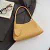 Bolso de hombro moderno para mujer bajo el brazo, nuevo bolso de hombro con patrón tejido, bolso de mano de axila de moda y elegante para el día a día
