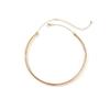 Moda Elegante Sentido del Diseño ol Joker Collar Corto de Perlas Ins Estilo Frío Cadena Metálica Borla Gargantilla