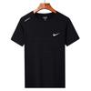 Marca Camiseta Deportiva de Manga Corta de Seda de Hielo para Hombre Verano Delgada Transpirable para Fitness Body Deportivo Camiseta de Secado Rápido
