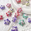 Oso Estrella Impreso Acrílico Conejo Suave Lindo Cuentas DIY Pulsera Hecha a Mano Collar Cadena de Teléfono Móvil con Cuentas Material