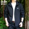 JEEP SPIRIT outono novo jaqueta casual masculina masculina plus size com capuz top casaco masculino 2399