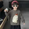 Suéter para niño, nueva colección otoño/invierno 2026, ropa infantil elegante, atuendo de invierno para niños, suéter de punto grueso y cálido