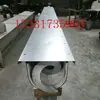 Transportador helicoidal de acero inoxidable 304, transportador de tornillo para lodos tipo 316LU y sinfín para alimentar residuos de cocina