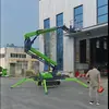 Plataforma de Trabalho de Alta Altitude Autopropelida Controlada Remotamente com Braço Articulado e Esteiras de Corpo Estreito para Shoppings