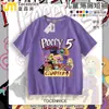 Camisetas de Manga Corta Transfronterizas de Poppy Playtime para Niños y Niñas, Tops de Media Manga para Niños