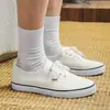 Zapatos de Lona Verano de Caña Baja Casual Blancos Tenis Estudiante Hombre Versátiles Estilo Coreano Transpirables Zapatos de Tabla de Moda