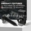 Tornillo Hexagonal 6mm para Fijación de Defensa Protector de Motor de Coche Tuerca Clip para Carrocería