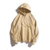 Sudadera Terry de Algodón Puro de 380 g con Hombro Caído Unisex Color Sólido Holgada Moda Urbana Personalizada Sudadera con Capucha Manga Larga Moderna Versátil