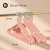 Cabides de Aço Inoxidável Espessos Antiderrapantes para Roupas no Atacado, Cabides Multifuncionais Domésticos para Roupas de Adulto