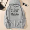 Sudadera Casual con Estampado de Letras, Sudadera con Bolsillo Canguro y Cordón, Ropa para Mujer