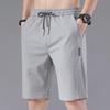 Overol Casual Holgado de Verano para Hombre Pantalones Rectos Trendy de Cinco Puntos Pantalones Deportivos para Hombre Ropa de Verano Fábrica de Origen