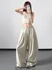 Pantalones anchos de cintura alta estilo Yamamoto populares para mujer, nuevo estilo de verano 2026, protección solar, adelgazantes, para street dance, casual transpirables