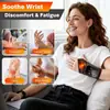 Masajeador de Mano Transfronterizo Muñequera Compresa Caliente Vaina del Tendón Fisioterapia EMS Pulso Eléctrico Articulación de la Muñeca Fisioterapia Instrumento de Calentamiento para la Mano