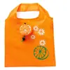 Bolsa de compras portátil ecológica de zanahoria, bolsa tipo chaleco de moda creativa, bolsa de poliéster impermeable con logo imprimible, venta al por mayor