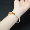 [Cadeia de Suprimentos] Atacado de Fábrica Pulseira de Cinábrio Natural Feminina Estilo Chinês Bodhi Gato Círculo Único Pulseira Dopamina
