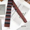 Corbata de Punto para Hombre Estilo Coreano, Plana de Moda Rayada Trendy de 6 cm de Lana, Exportación a Europa y América, Transfronteriza, en Stock