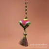 Colgante de Zongzi Tejido a Mano, Accesorios DIY para el Festival del Bote del Dragón, Cuerda de Colores, Cuerda de Mano, Pulsera de Hilo Rojo
