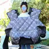 Manta Eléctrica de Invierno para Parabrisas de Vehículos Eléctricos, Engrosada con Terciopelo, Impermeable, Cortavientos, Resistente al Frío y Cálida, Universal para Vehículos de Batería y Motocicletas Eléctricas