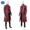 Devil May Cry 5 Dante Cos Mismo Estilo Abrigo Rojo Juego Halloween Cosplay Set Completo Venta Directa de Fábrica 180242A