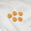 Amuletos de Fruta Chapados por Ambos Lados: Naranja, Mandarina, Sandía, Granada, Durian, Piña, Pimienta, Accesorios de Joyería Transfronterizos, Collares DIY