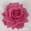 Cabeças de Flores Rosa com Pétalas Grandes de Veludo Sintético para Decorações de Dia dos Namorados e Casamentos, Flores Artificiais, Rosas de Veludo Sintético