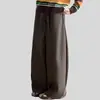 Calça de outono estilo coreano para meninas 2026 nova tendência de calça pantalona para crianças maiores, elegante e moderna, em uma paleta de cores Maillard, calça comprida estilo workwear