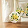 Yqs Gardenia Aromaterapia Habitación Fragancia de Larga Duración Desodorante Pastillas Aromáticas Piedra Difusora para Coche Caja de Regalo Colgante de Fragancia de Alta Gama