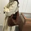 Bolsa Tote de Ombro Grande Capacidade Estilo Casual Preguiçoso Tendência Inverno 2026 Estampa de Leopardo Nicho Estilo Coreano Transversal