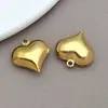 Pingente de Fruta Coração de Anjo Oco Eletrodepositado a Vácuo em Aço Inoxidável Chaveiro DIY Pingente de Bolsa Acessório
