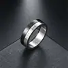 Diseño Popular Nuevo Producto Anillo Giratorio de Acero de Titanio para Mujeres Anillo de Pareja Corazón Amor Joyería de Mano de Moda Tendencia para Hombres