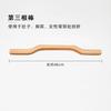 Palo Gua Sha en Stock para Uso en Todo el Cuerpo, Palo de Masaje de Espalda de Madera Maciza para Salones de Belleza y Bienestar en Casa, Herramienta Gua Sha para Todo el Cuerpo