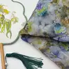 Opções Multicoloridas Disponíveis, Tecido de Renda Bordado Personalizado Feito à Mão para Bordado de Alça de Hanfu e Cheongsam