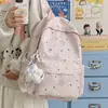 Mochilas Estilo Coreano para Meninas do Ensino Fundamental, Mochilas Ins de Nicho de Alto Valor para Alunos do Ensino Médio, Mochilas Leves e Estilosas de Grande Capacidade