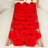 Cinco Camadas Rosa Flor de Sabão Flor de Sabão Flor Artificial Cabeça de Flor Caixa de Presente Materiais Artesanais Materiais Florais Fábrica Atacadista Flores