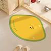 Alfombra de baño de color dopamina de secado rápido absorbente para el piso baño alfombra de puerta de baño decoración de casa de alquiler alfombra antideslizante